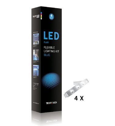 11134  Fluid Blue 4x12 LED Flexible Strip
